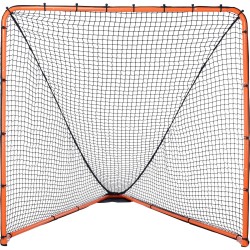 Lacrosse-maali teräsrunko 6x6x7ft taittuva kannettava polyesteriverkko harjoituksiin nuorille ja aikuisille
