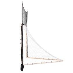 Polyesterinen taustaverkko 279x360 cm 14 karabiinia lacrosse ja jääkiekkoharjoitteluun