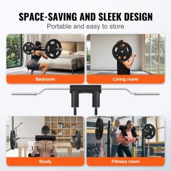 Turvakyykkytanko 32 mm halkaisija 675 kg kantavuus olka- ja niskapehmusteet