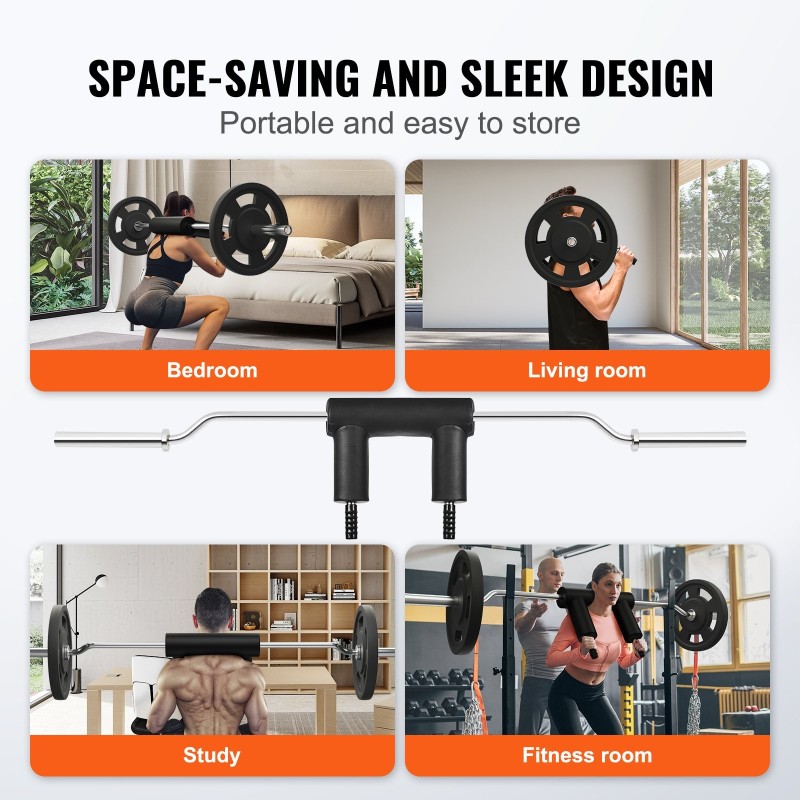 Turvakyykkytanko 32 mm halkaisija 675 kg kantavuus olka- ja niskapehmusteet