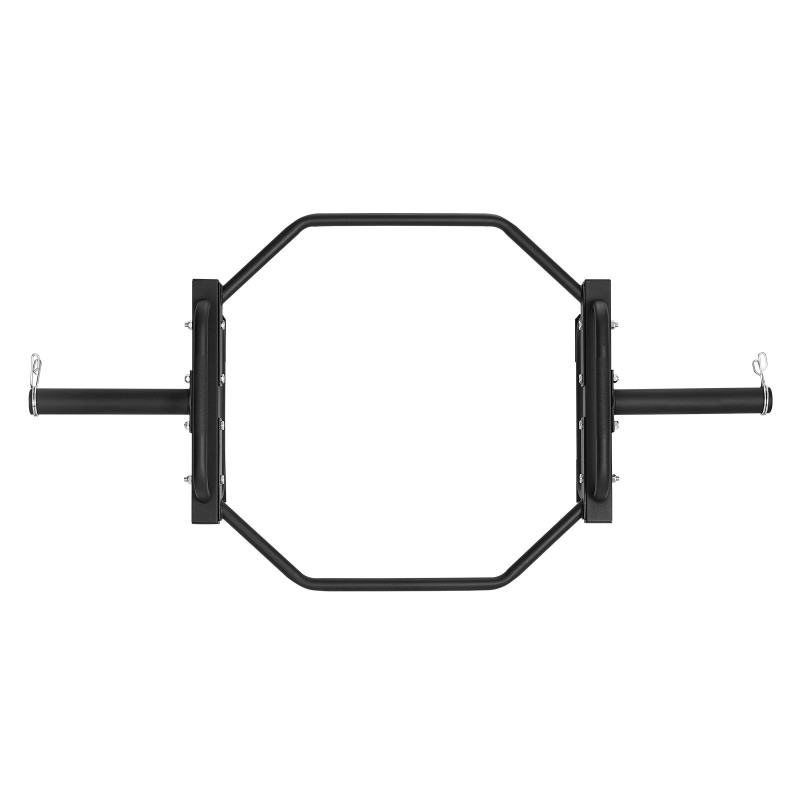 Kuusikulmainen trap-tanko terästä 225 kg kantavuus 1415 mm pituus kotikäyttöön