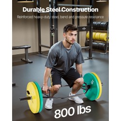 Kuusikulmainen trap-tanko teräs 50 mm holkit 360 kg kapasiteetti karhennetut kahvat