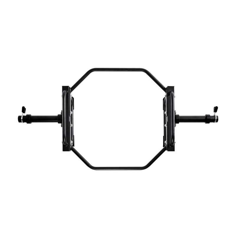Kuusikulmainen tanko teräs 50 mm holkit 240 kg musta