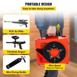 PCP-kompressori 350 W 12V/110–220V 300 bar 1,5 L säiliö automaattinen pysäytys