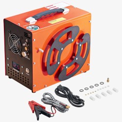 PCP-ilmakompressori 300W 4500PSI/30MPa DC12V/AC230V kannettava ilma-aseille ja sukelluspulloille