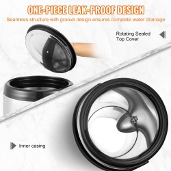 Eristetty juoma-annostelija 7,6 l ruostumatonta terästä kaksiseinäinen elintarvikekelpoinen kuumille ja kylmille juomille