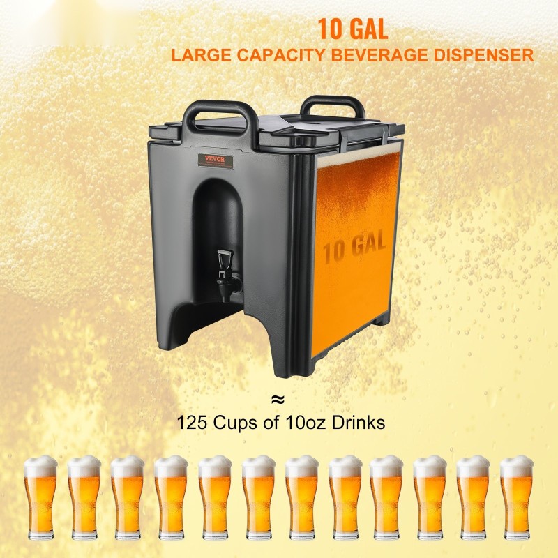 Eristetty juoma-annostelija 37,6 l elintarvikelaatuinen LL9450UP 30 mm PU kaksivaiheinen hana