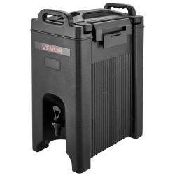 Juoma annostelija eristetty 19 l 2 kpl kuuma ja kylmä elintarvikekelpoinen musta