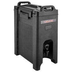 Juoma-annostelija eristetty 19 l 2 kpl kuuma ja kylmä elintarvikekelpoinen musta