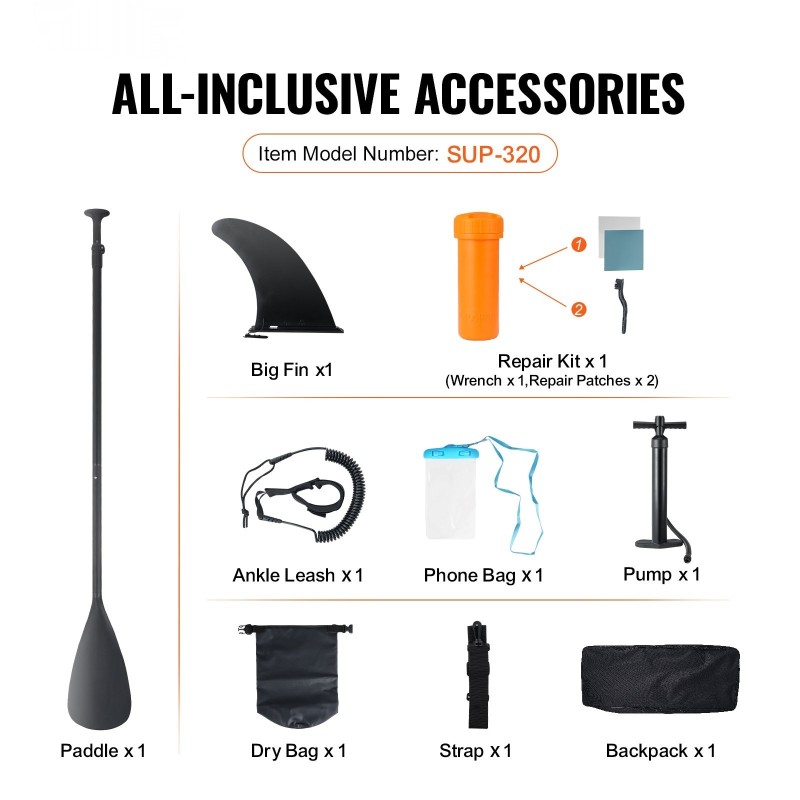 Ilmatäytteinen melontalauta polyvinyylikloridi kolmesataakaksikymmentäkolme senttimetriä kahdeksankymmentäneljä senttimetriä