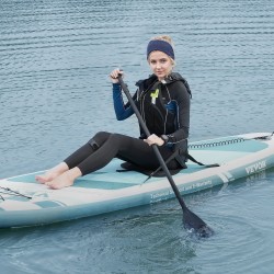 Ilmatäytteinen SUP-lauta 6-tuumainen UV-suojattu PVC irrotettavalla istuimella mukana pumppu alumiinimela reppu