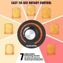 Kuljetinleivänpaahdin ruostumattomasta teräksestä yli 450 viipaletta tunnissa ammattikeittiöön