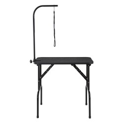 Trimmauspöytä ruostumattomasta teräksestä 808 x 460 mm taittuva pienille ja keskikokoisille koirille