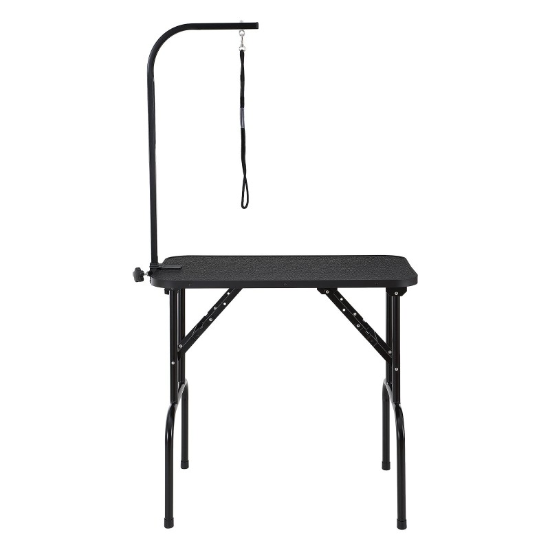 Trimmauspöytä ruostumattomasta teräksestä 808 x 460 mm taittuva pienille ja keskikokoisille koirille