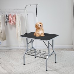 Trimmauspöytä ruostumatonta terästä 915 x 610 mm taittuva keskikokoisille ja pienille koirille