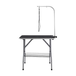 Trimmauspöytä ruostumatonta terästä 915 x 610 mm taittuva keskikokoisille ja pienille koirille