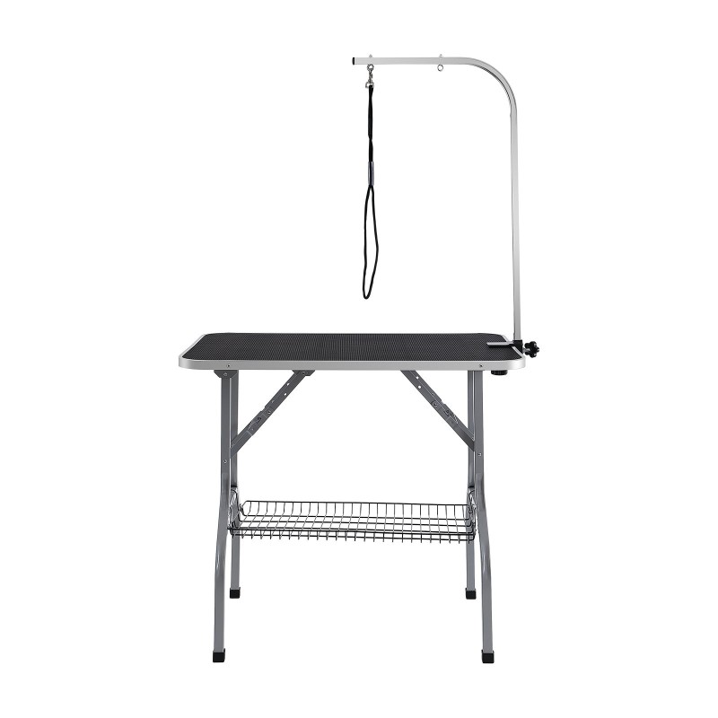 Trimmauspöytä ruostumatonta terästä 915 x 610 mm taittuva keskikokoisille ja pienille koirille