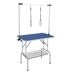 Trimmauspöytä ruostumaton teräs 915 x 610 mm taittuva keskikokoisille ja pienille koirille