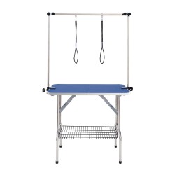 Trimmauspöytä ruostumaton teräs 915 x 610 mm taittuva keskikokoisille ja pienille koirille