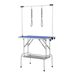 Trimmauspöytä ruostumaton teräs 915 x 610 mm taittuva keskikokoisille ja pienille koirille