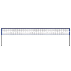 Lentopalloverkko kannettava ulkokäyttöön säädettävä korkeus terästolpat 21 säikeinen polyeteeniverkko mukana pallo pumppu