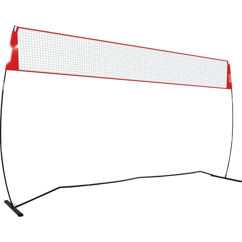 Kannettava vapaasti seisova lentopalloverkko 14 jalan leveä korkeus 7,4–8 jalan sisä- ja ulkokäyttöön