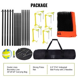 nelisuuntainen ulkoverkkosetti teräsrunko polyeteeniverkko säädettävä korkeus kahteen tasoon kantolaukku