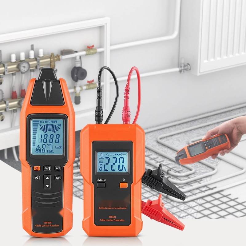 Maanalainen kaapelinhakija ABS-kotelolla, 12–600 V, enintään 2,5 m syvyys, 2000 m