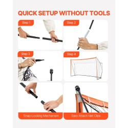 Jalkapallomaali 12x6 ft teräs- ja lasikuiturunko PE-verkko kuljetuspussi 6 maakiilaa