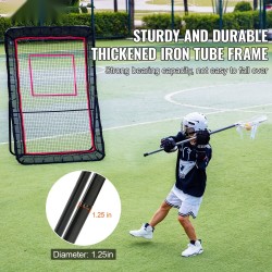 Palautusverkko teräsrunko 32 mm 1524 x 2133,6 mm ulkokäyttöön säädettävä kulma