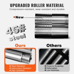 Valssauskone korujen valmistukseen teräs 57 mm levy neliölanka elliptinen lanka 0–5,5 mm