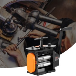 Valssauskone korujen valmistukseen teräs 57 mm levy neliölanka elliptinen lanka 0–5,5 mm