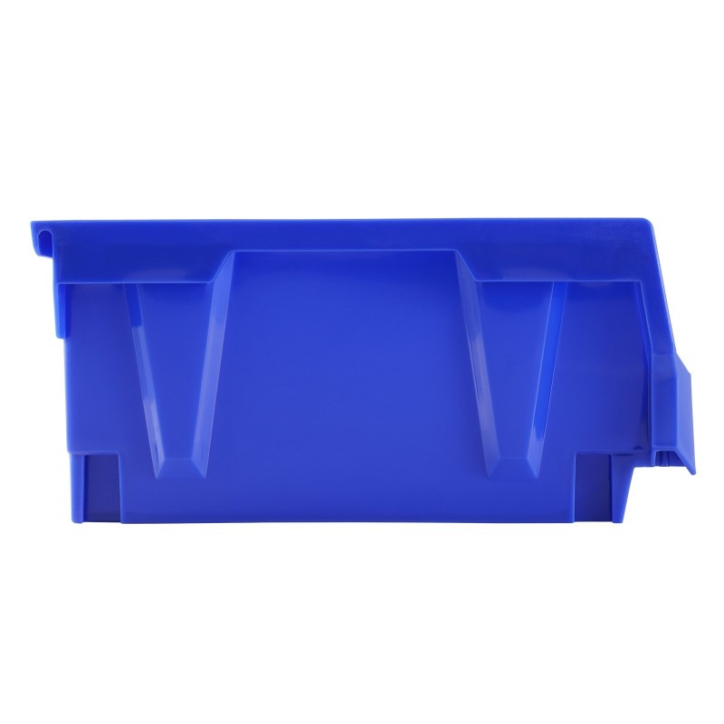 Pinoitettavat PP-muoviset säilytyslaatikot 276x139x128mm 12 kpl sininen ja punainen
