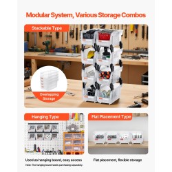 Pinottavat läpinäkyvät muovilaatikot PP-muovi 276x140x130 mm 8 kpl