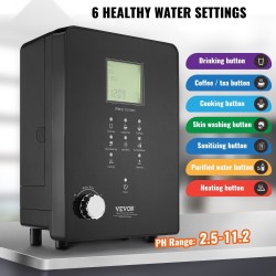 Vedenionisaattori yhdeksän levyinen kuusi vesiasetusta pH-alue 3–11,2 suodatin 9000 l