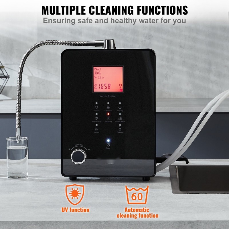 Vedenionisaattori yhdeksän levyinen kuusi vesiasetusta pH-alue 3–11,2 suodatin 9000 l