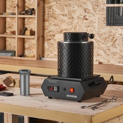 Sähköinen sulatusuuni 1350 watin 1150 asteeseen grafiittiupokkaat jalometallien sulatukseen