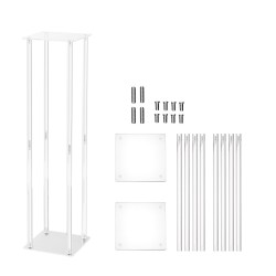 Akryylinen kukkateline 10 kpl 60 cm korkea kultasähköpinnoitus häihin