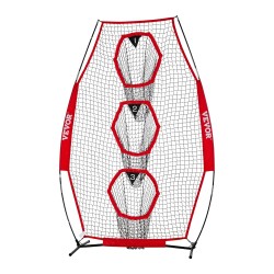 Amerikkalaisen jalkapallon heittoharjoitusverkko 3 kohdetaskua teräsrunkoinen lasikuitukaarinen kuljetuspussilla