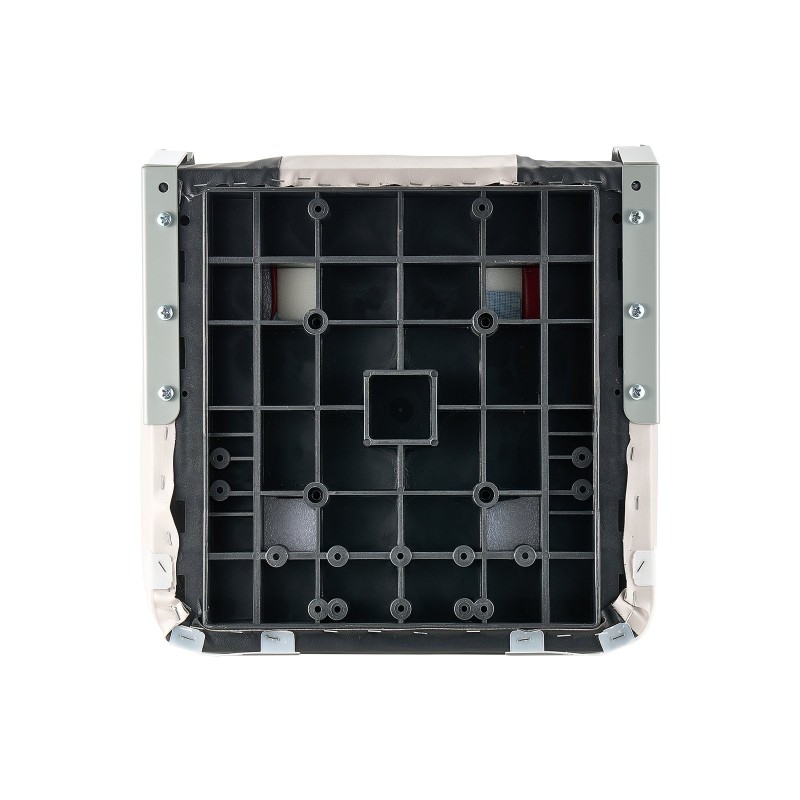 Veneen istuin korkea selkänoja taitettava PVC-nahka vaahtomuovipehmuste 2 kpl musta harmaa