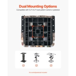 Venetuoli korkeaselkäinen taitettava PU-polyesterikangas paksu vaahtomuovipehmuste alumiiniseossaranat 2 kpl