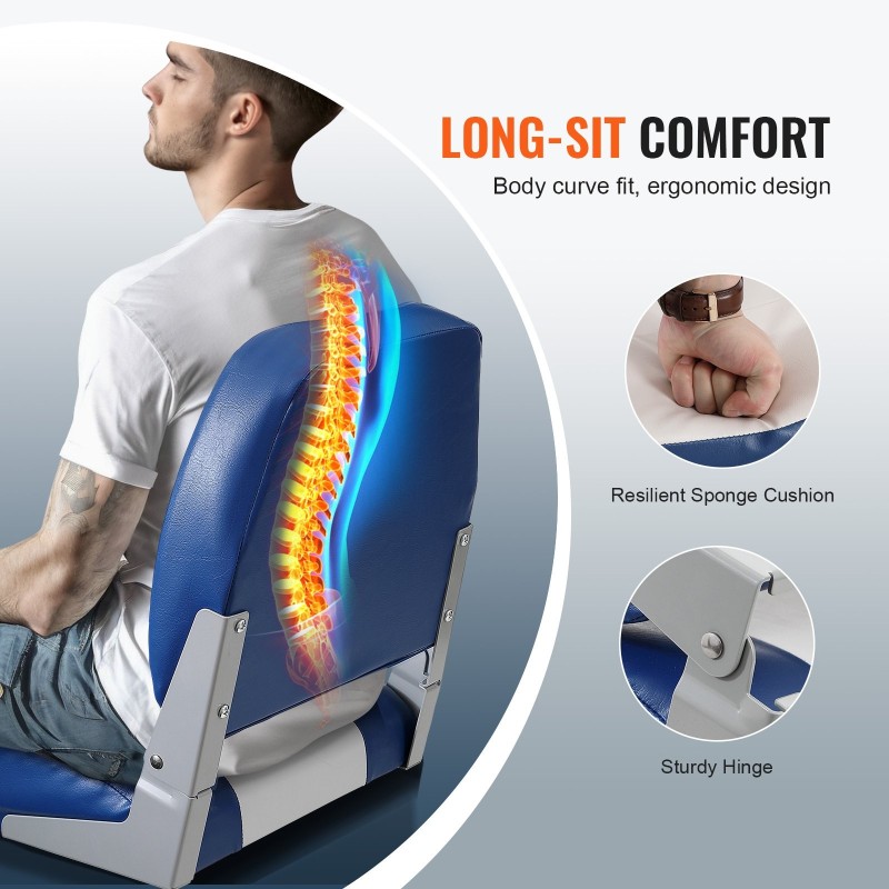 Venetuolit matalaselkäiset taittuvat PVC-nahkaiset PP-runko pehmuste 2 kpl