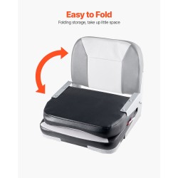 Taitettava venetuoli matalalla selkänojalla paksulla vaahtopehmusteella vedenpitävällä PVC-päällisellä kalastukseen