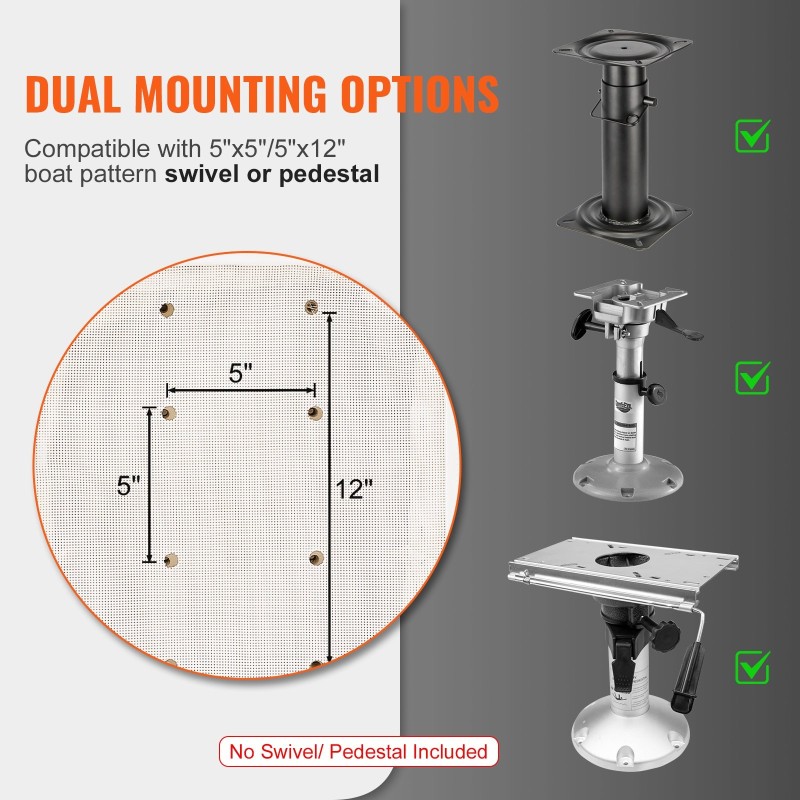 Kapteenin veneistuin PP runko PVC nahka paksu pehmuste veneisiin yksi kappale