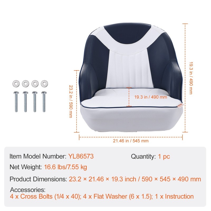 Kapteenin veneistuin PP runko PVC nahka paksu pehmuste veneisiin yksi kappale