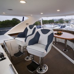 Kapteenin veneistuin PP runko PVC nahka paksu pehmuste veneisiin yksi kappale