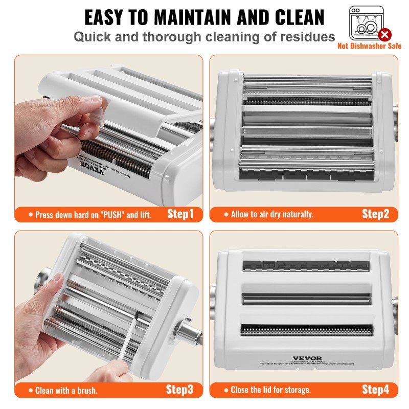 Pastalisäosa ruostumattomasta teräksestä pastarulla spagetti ja nauhaleikkurit kahdeksanportainen