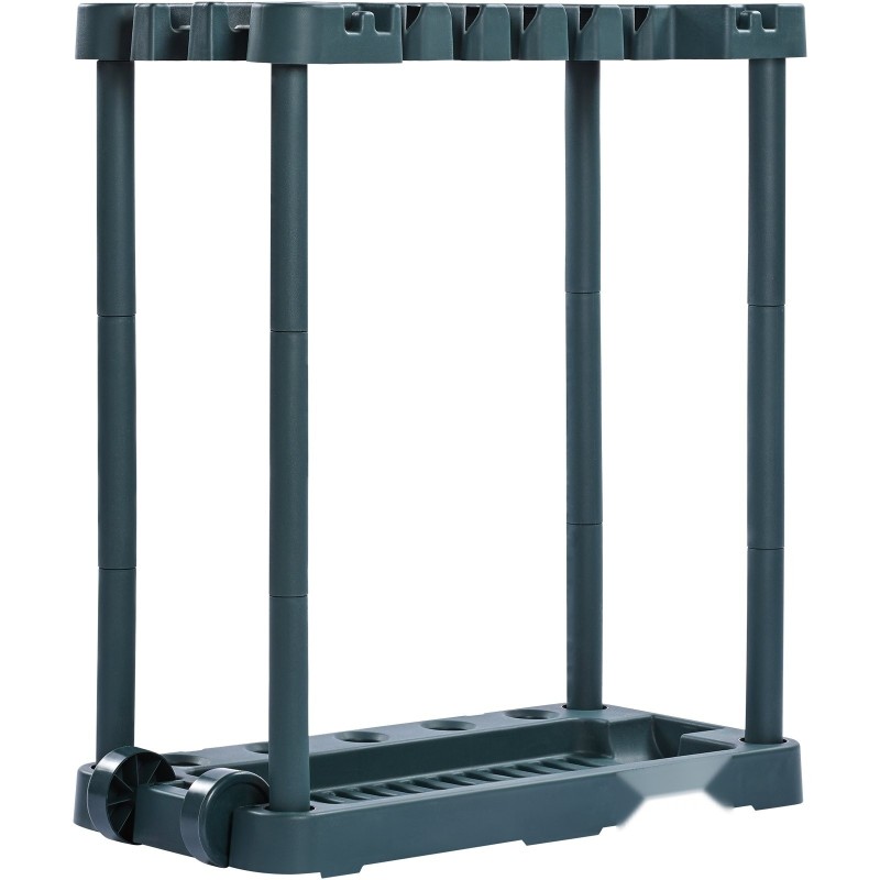 Puutarhatyökaluteline PP 10 työkalulle pihalle autotalliin 75 x 35 x 82 cm