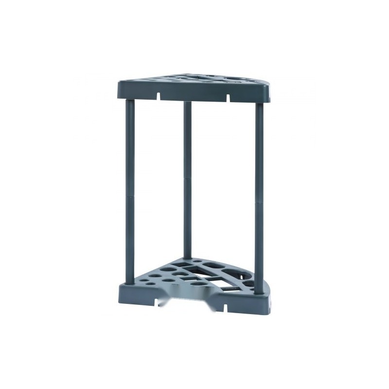 Puutarhatyökaluteline PP-muovi 19 paikkaa pitkävartisille työkaluille tornimallinen