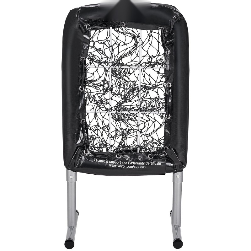 9-aukoinen syöttöverkko baseballille ja softballille 21 x 29 tuumaa korkeussäädöllä